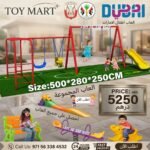 Premium Kids Outdoor Playground Playset with Swings & Slide (500x280x250cm)