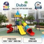 Outdoor Playground Set with Slides & Swings