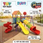 premium Outdoor Kids Playground Set with Multiple Slides & Swings – Dubai Toy Mart