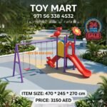 Premium Outdoor Kids Playground Set with Swings & Slide | Toy Mart