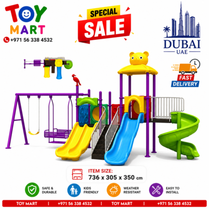 Toy Mart Deluxe Multi-Feature Children's Playground Set